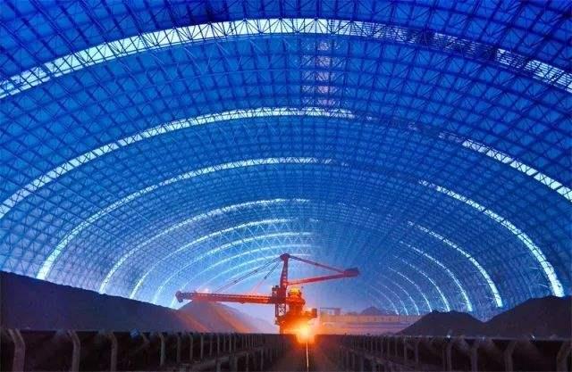 咸宁亿优钢构工程师为您解析原料场封闭技术的特点和类型